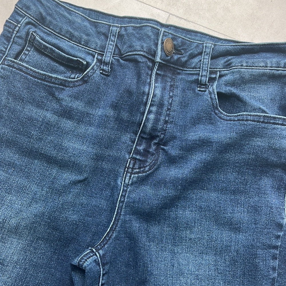 SO Dark Blue High Rise Flare Women's Jeans - Picture 2 of 4